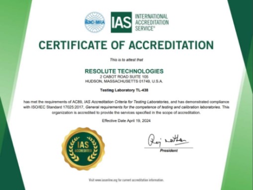 Resolute-tech-accreditation